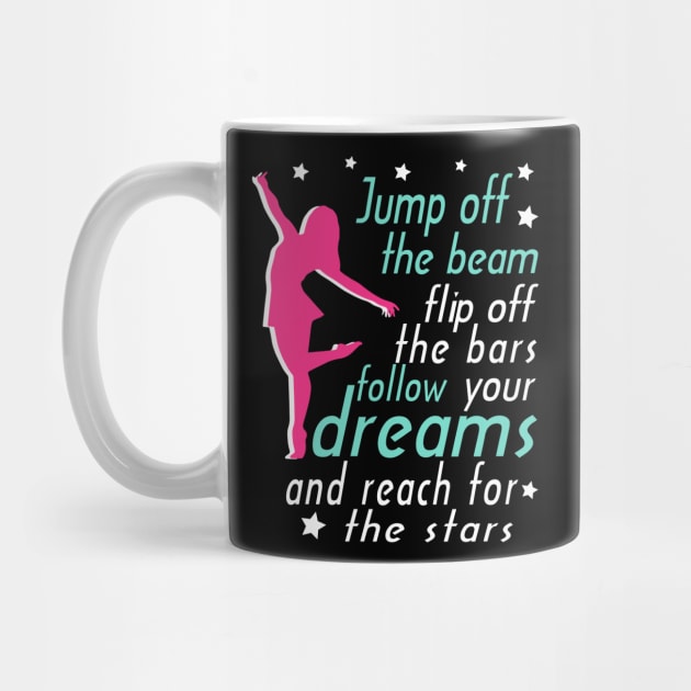 Motivational Gymnastics Sayings for Gymnast Girl by rebuffquagga